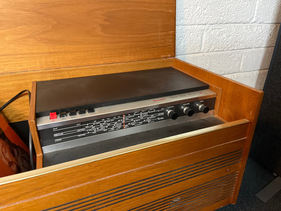 Bush teak stained retro stereo unit 2225