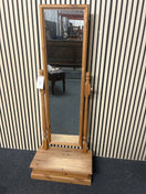 Switch pitch pine mirror with drawer  2325 2 image