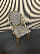 Switch Rattan style outdoor brown and cream stacking chair 1126 2 image