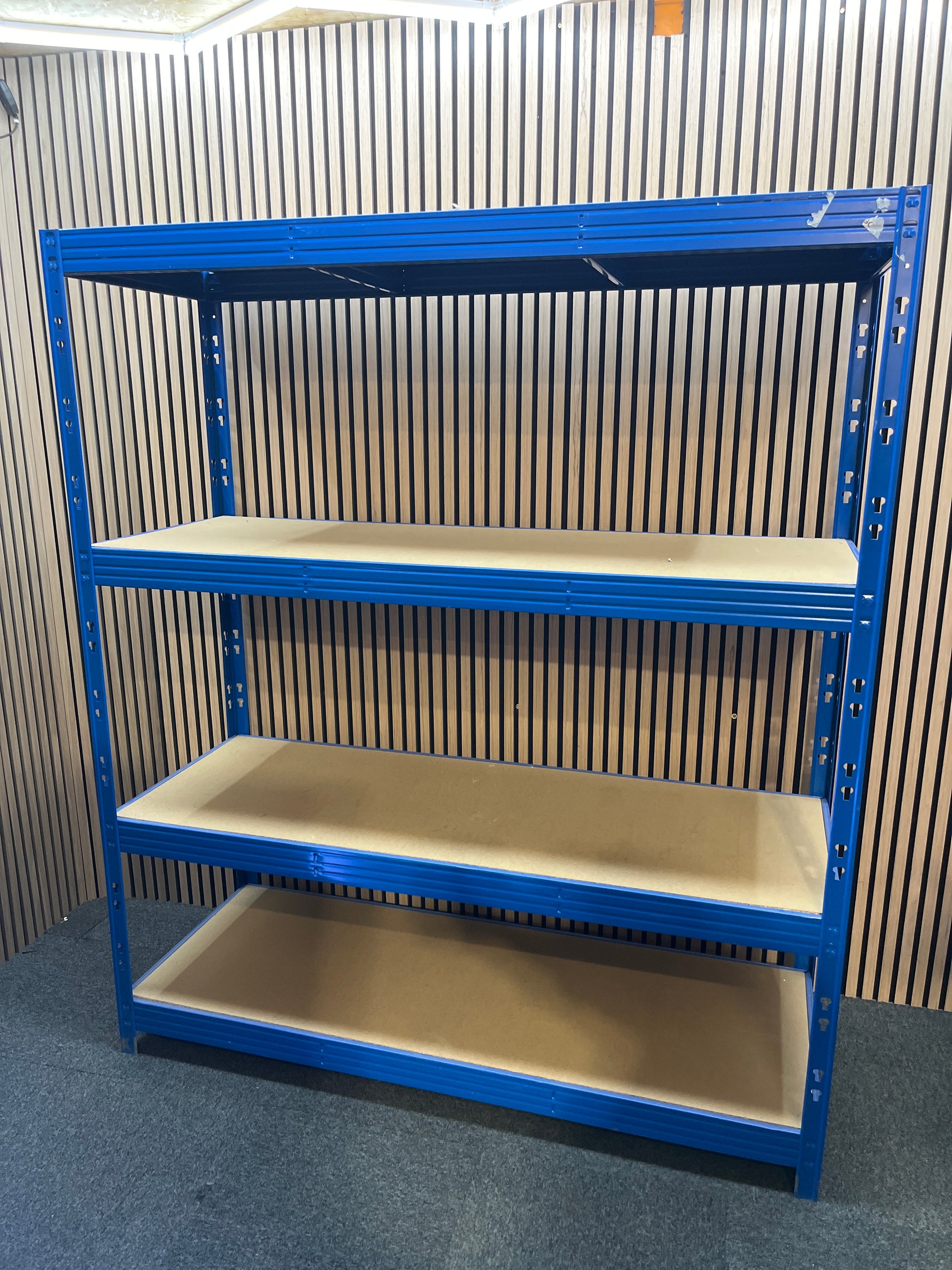 New HD1 Heavy Duty boltless longspan shelving 1770x1600x600 cw 4 shelves ,