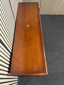 Inlaid mahogany four door three drawer mahogany sideboard (H 77 x W 154 x D 47 cm)  44561