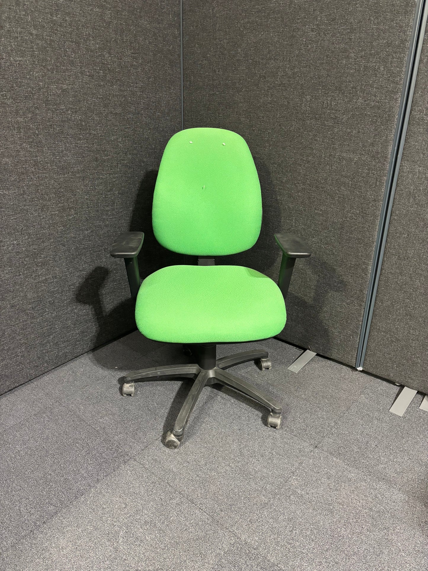 Jota 3 lever swivel chair with HA Back and arms and pump up lumbar support