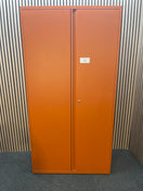 Switch Tall orange metal 2 door storage unit (H 195 x W 100 x D 47 cm) 2 image