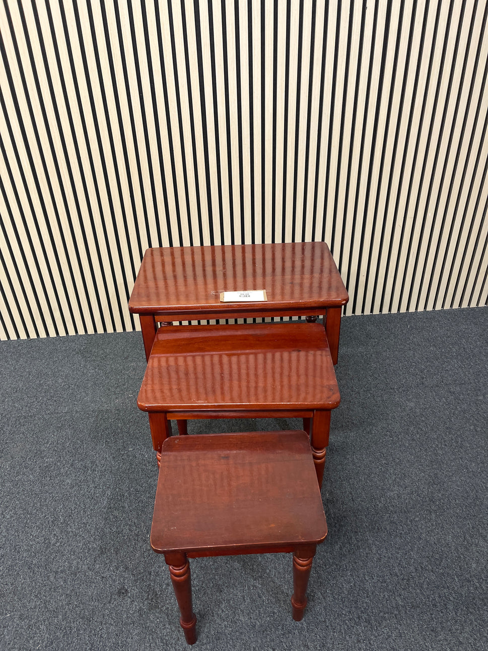 Mahogany nest of tables 3325
