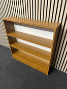 Switch Teak laminate low open bookcase 2325 3 image