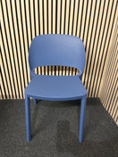 Switch NEW Contra one piece polypropylene Chair - Blue. BRAND NEW STACKABLE. PRICE INC VAT. OTHER COLOUR OPTIONS AVAILABLE ALSO 2 image