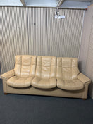 Switch Cream leather 3 seater recliner sofa  3126 2 image