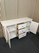 Switch White painted 2 door 3 drawer sideboard (H 89 x W 158 x D 48 cm) 1425 3 image