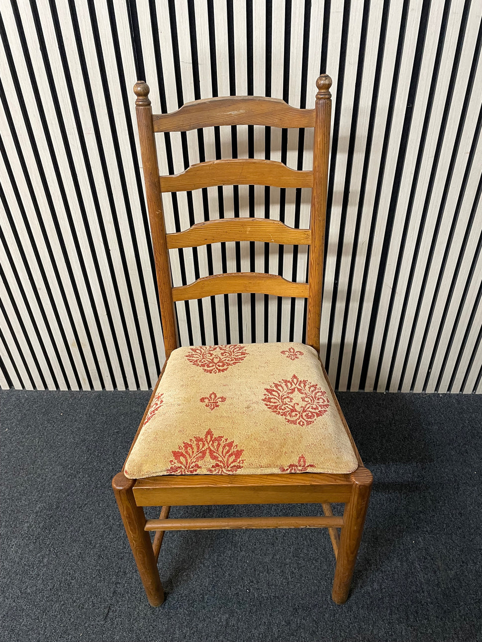 Retro pine dining chair  1126