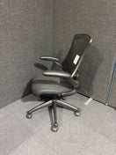Switch Black mesh back, mesh seat swivel chair with adjustable arms 3 image