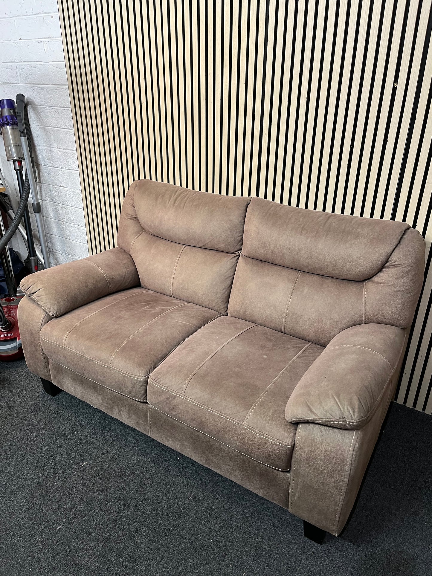 Olive green suede 3+1 sofa suite 43487