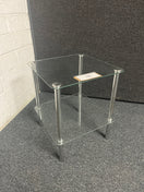 Switch Tiered clear glass lamp table (H 470 x W 390 x D 390 mm) 1225 2 image