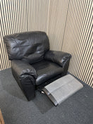Switch Black leather recliner  1126 2 image