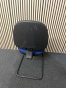 Switch Royal blue fabric meeting chair with metal cantilever base 1425 3 image