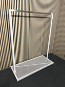 Switch Metal white and crome retail clothes hanger (H 158 x W 124 x D 56 cm)  43623 2 image