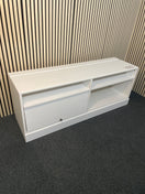 Switch White laminate long 2 door tv unit (H 61 x W 160 x D 46 cm) 2425 3 image