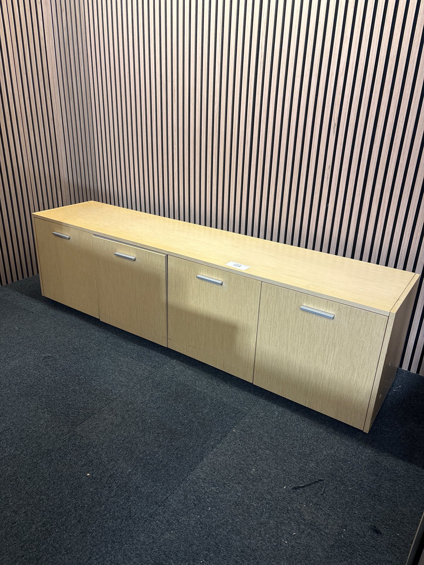 Large long 4 door credenza sideboard 205Lx57Hx46D