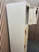 Switch NEW 4 door personal locker, grey metal with keys 180Hx305Wx450D. PRICE INC VAT 3 image