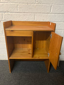 Switch Small pine 1 shelf 1 door storage unit (H 72 x W 57 x D 30 cm) 2225 3 image