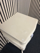Switch French style bow front 1 drawer 1 shelf bedside locker with pull out shelf 43861 2 image