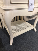 Switch French style bow front 1 drawer 1 shelf bedside locker with pull out shelf 43861 3 image