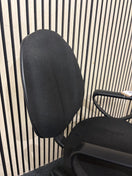 Switch Black fabric loop arms swivel chair 43875 2 image