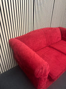 Switch Two seater high back dark wine fabric sofa 43905 3 image