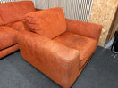 Switch Burnt orange 3+1 fabric sofa suite  44225 3 image