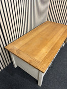 Switch Low oak top 6 drawer cream tv unit   44203 2 image