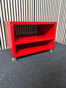 Switch low ikea red gloss lamp table unit on castors  44215 2 image