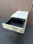 Switch White metal 2 drawer under desk pedestal on castors 3 image
