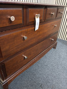 Mahogany stag 2+4 chest of drawers (H 71 x W 106 x D 46 cm)  44630