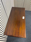 Solid mahogany 3 drawer rectangular coffee table (H 52 x W 130 x D 65 cm)  44754