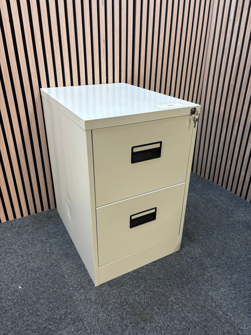 Go 2 drawer filing cabinet grey - GO Brand 73Hx46Wx62D