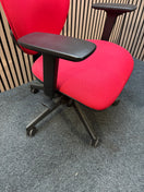 Red fabric swivel with HA arms  2425