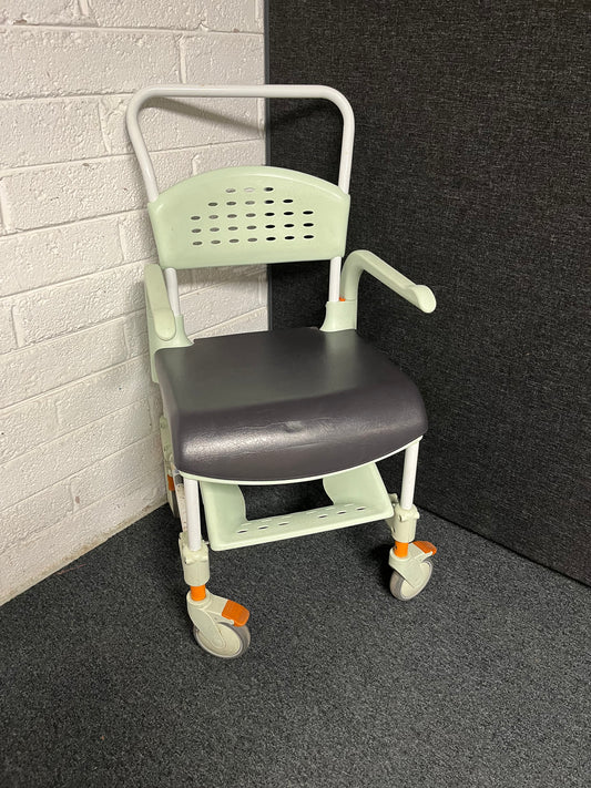 light turquiose camode with viynl seat 1225