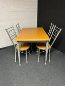 Switch Metal framed, beech seat kitchen chair - 4 no. in stock 2 image