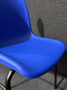 Switch New polyprop blue stacking chair 3 image