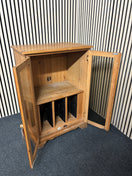 Switch Pitch pine 2 glass door stero unit (H 92 x W 65 x D 42 cm) 2325 2 image