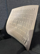Switch Brown plastic back mesh seat second hand swivel chair 3 image