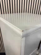 Switch White painted wooden 5 drawer tall boy (H 110 x W 47 x D 45 cm) 2325 2 image