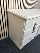 Switch White painted 3 drawer wooden bedside locker(H x 58 L x 46 W x 46 cm)- SET OF 2 2325 3 image