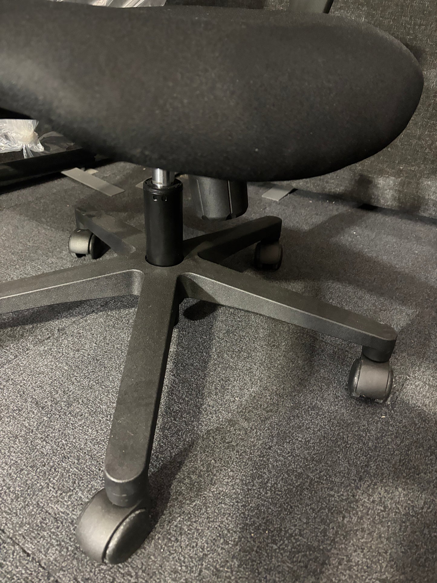 Sammy black swivel chair