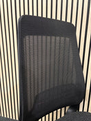 Switch NEW Lennon Black mesh back 3 lever  multifunction executive swivel chair with charcoal seat and height adjustable arms. LARGE QTYS AVAILABLE. PRICE INC VAT AT 23% 2 image