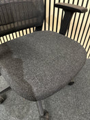 Switch NEW Lennon Black mesh back 3 lever  multifunction executive swivel chair with charcoal seat and height adjustable arms. LARGE QTYS AVAILABLE. PRICE INC VAT AT 23% 3 image