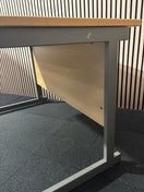 Switch 1200*800 Beech cantilever desk 3 image