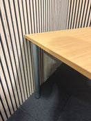 Switch Beech 1200x800 straight study desk with twist off legs 2 image