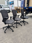 Switch Black &amp; Grey Second Hand Orange Box Ergo Swivel Chair 2 image