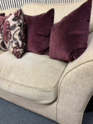 Switch Two-seater high-back oatmeal fabric sofa  3126 3 image