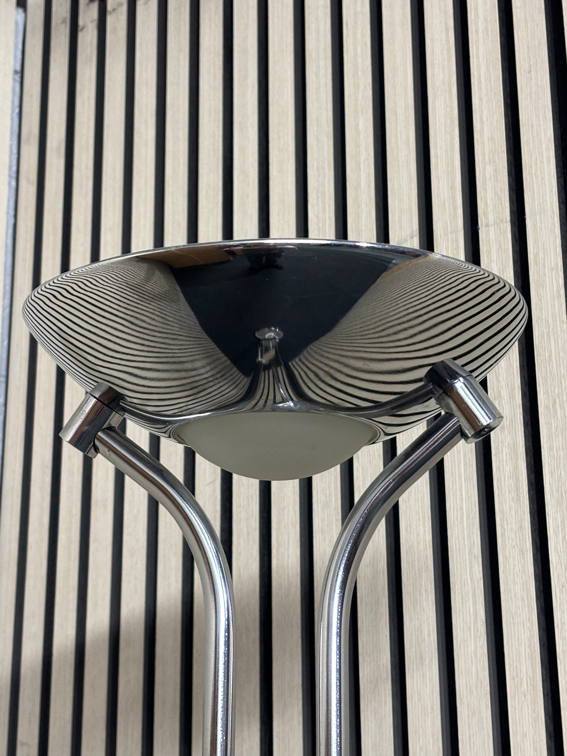 Tall chrome framed standard uplighter 3126